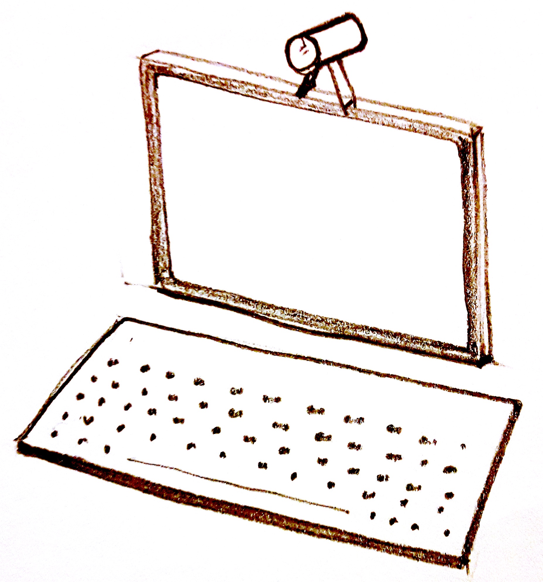 Laptop mit Kamera